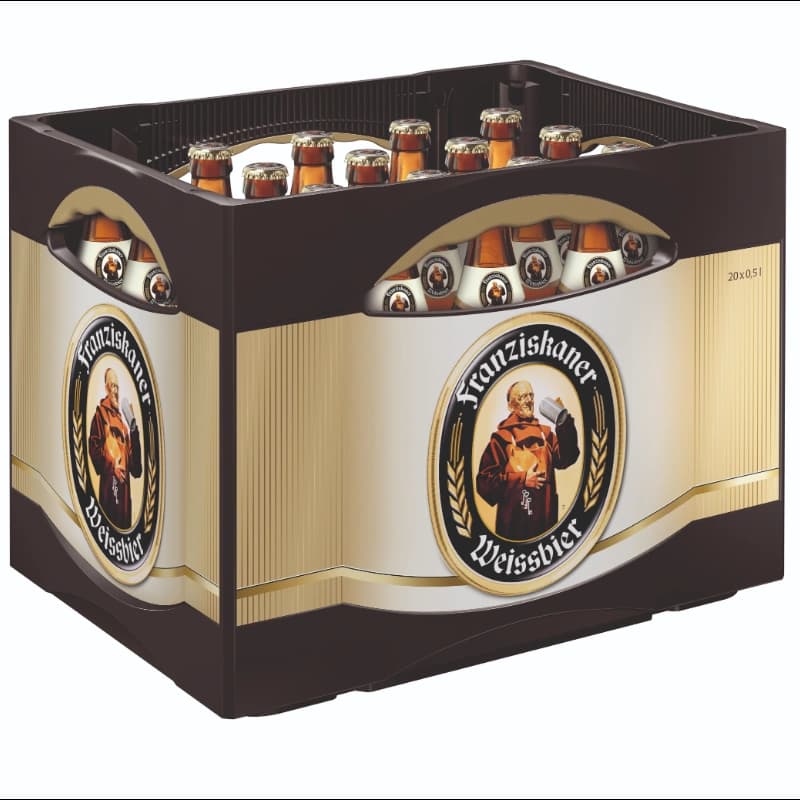 Franziskaner Hefe-Weissbier naturtrüb 20x0,5l